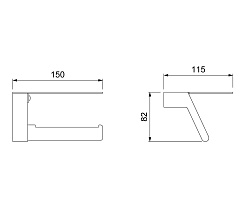 Timo Бумагодержатель с полкой для телефона Selene 14043/03 – фотография-2